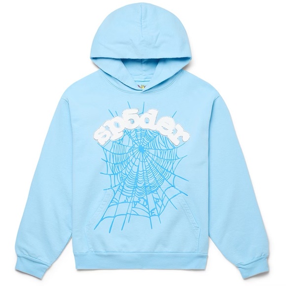 Sky blue spider hoodie brand new